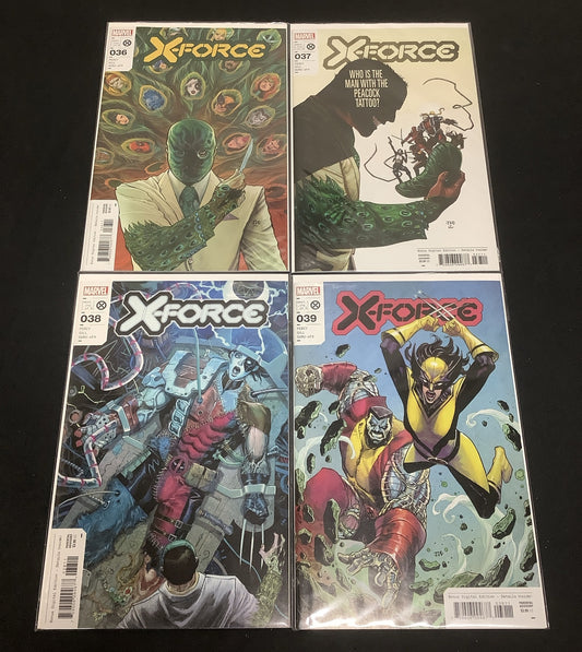 X-Force (vol.6) #36-39 Comic Lot, Marvel Comics, Benjamin Percy/Robert Gill