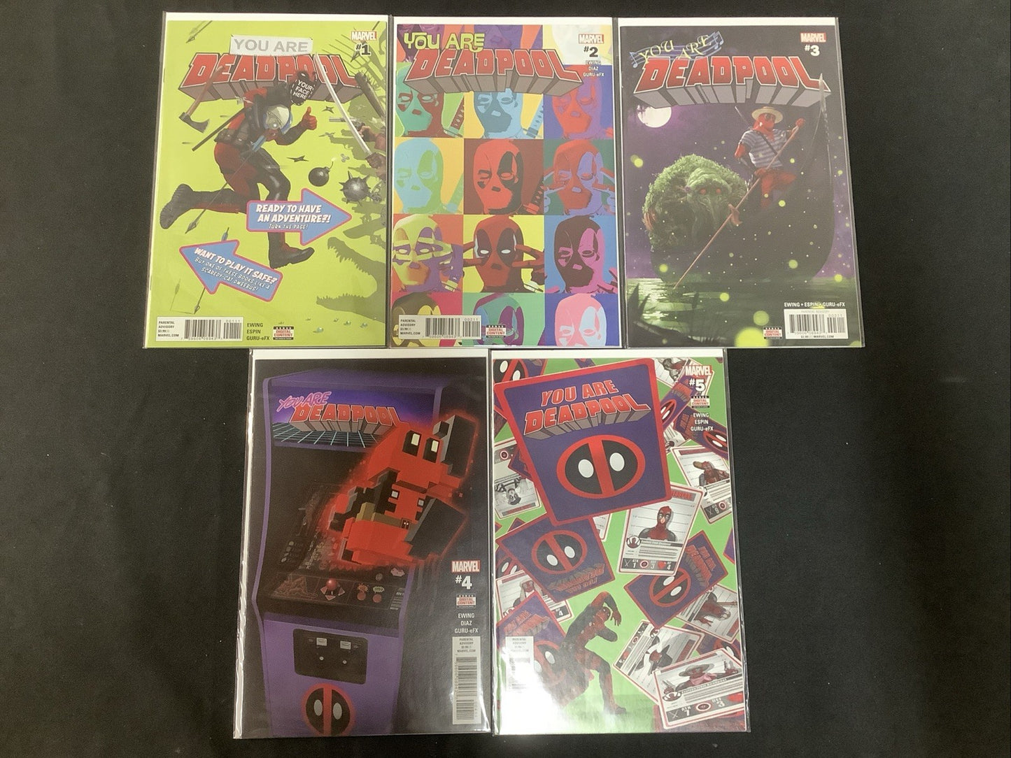 You Are Deadpool #1-5 Complete Comic Series, Marvel Comics, Al Ewing, 2018
