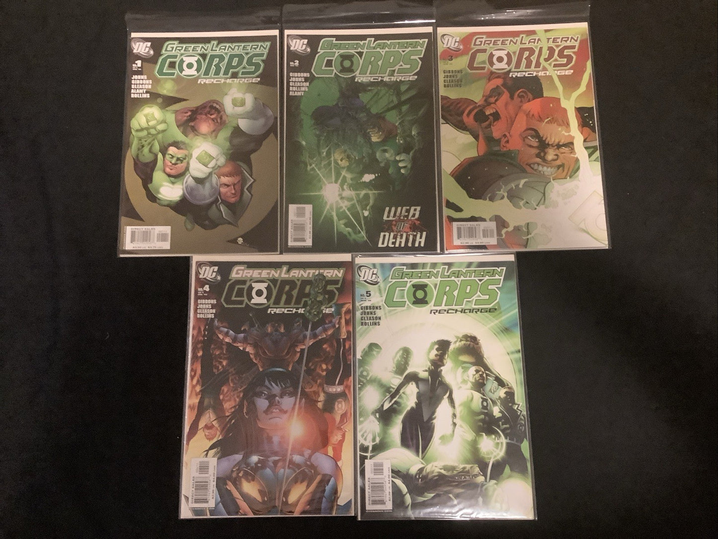 Green Lantern Corps #1-35 + Recharge #1-5 Comic Lot, DC Comics, Geoff Johns
