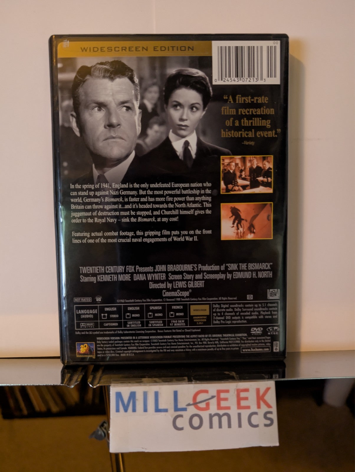 Guadalcanal Diary / Sink the Bismark, 2 Movie Set (DVD) Like New-JD