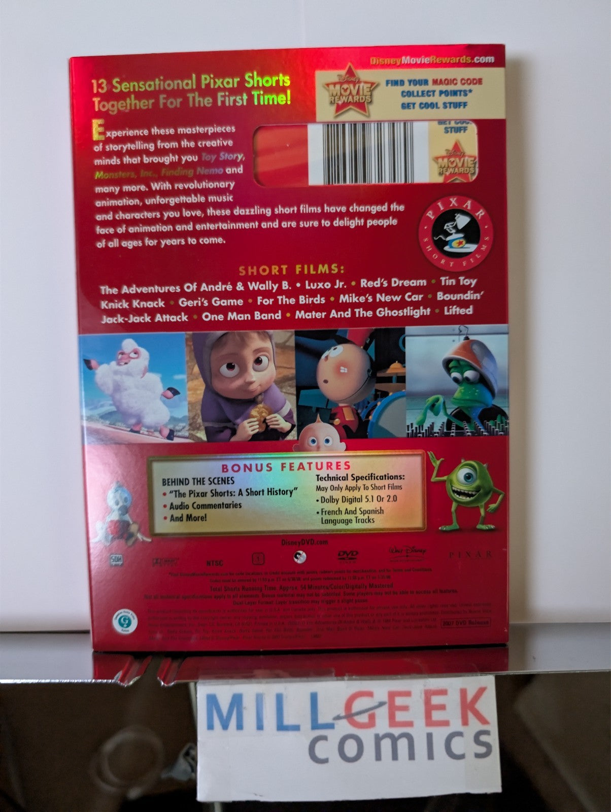 Cars / Toy Story / Toy Story 2 / Pixar Short Films, 4 Movie Set (DVD) -JD