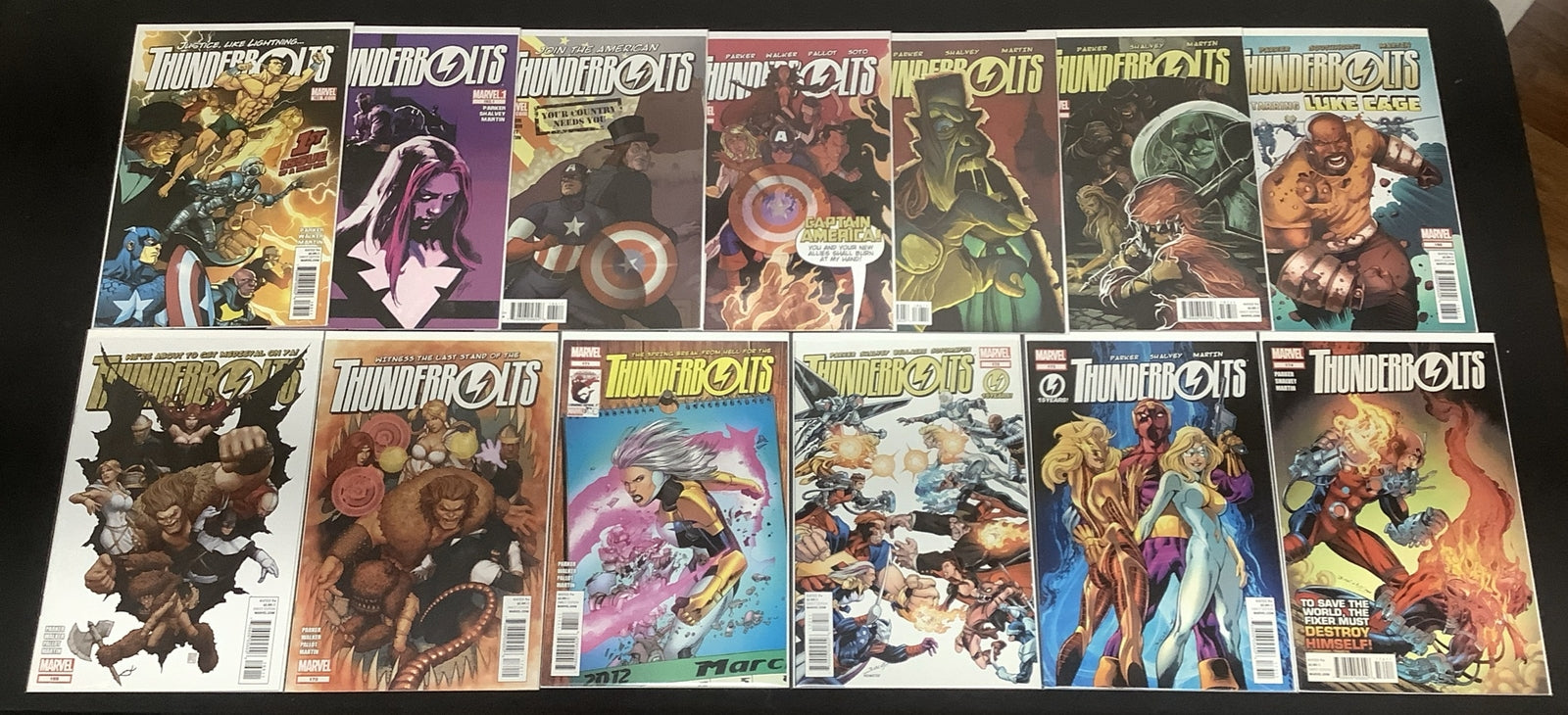 Thunderbolts #163-174 + #163.1, Marvel Comics, Dark Avengers Lead In, Parker