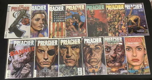 Preacher #51-63 Comic Lot, Vertigo, Garth Ennis, Comes With 100 Bullets Preview
