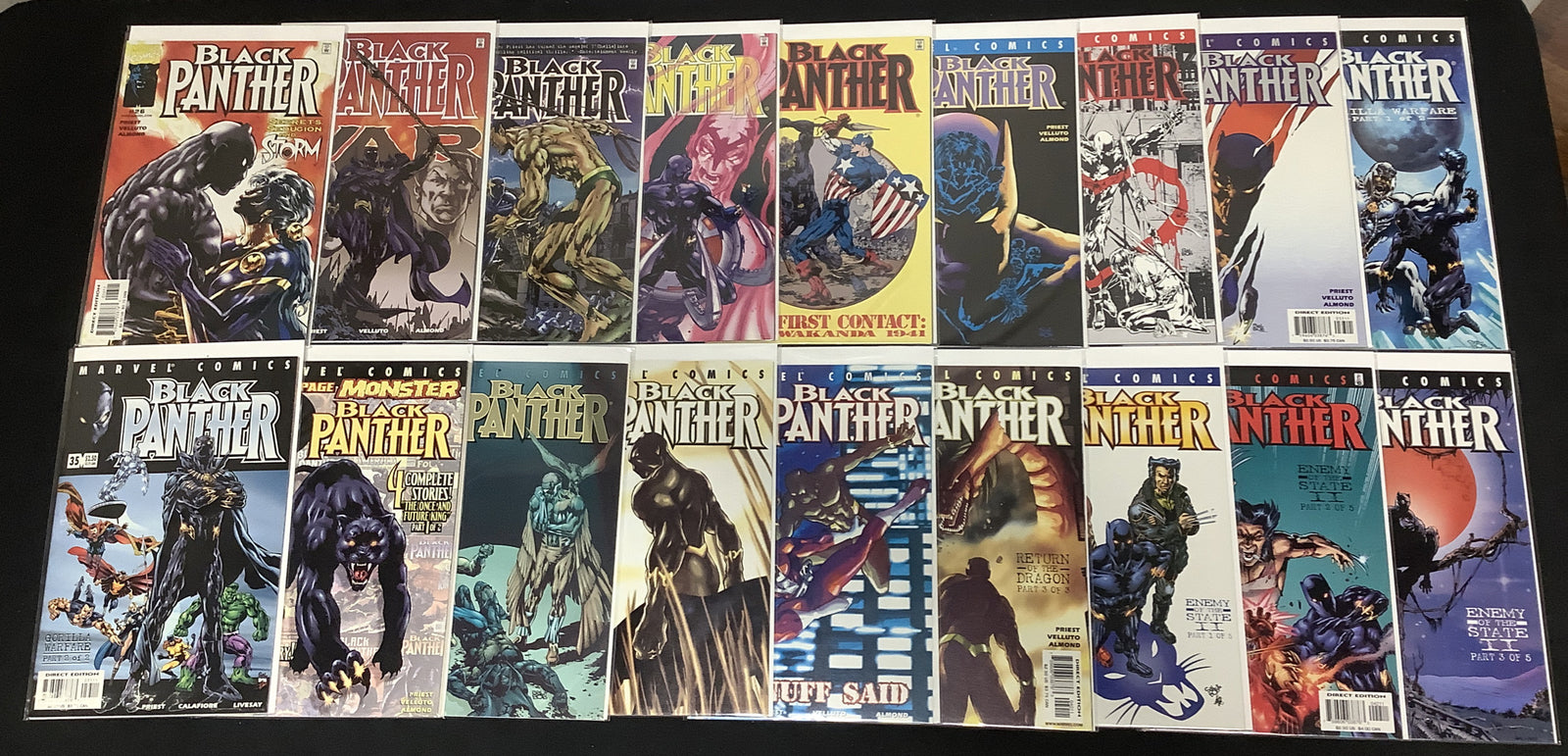 Black Panther (1998) Comic Lot, 1st App Kasper Cole, Black Panther Vs Namor