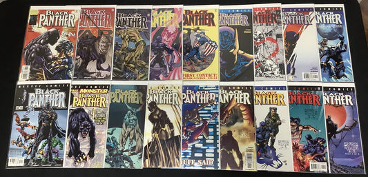 Black Panther (1998) Comic Lot, 1st App Kasper Cole, Black Panther Vs Namor