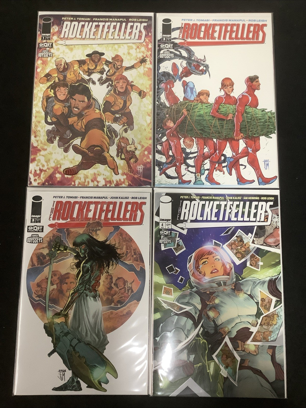 The Rocketfellers #1-4, Image/Ghost Machine, Peter J. Tomasi, Francis Manapul