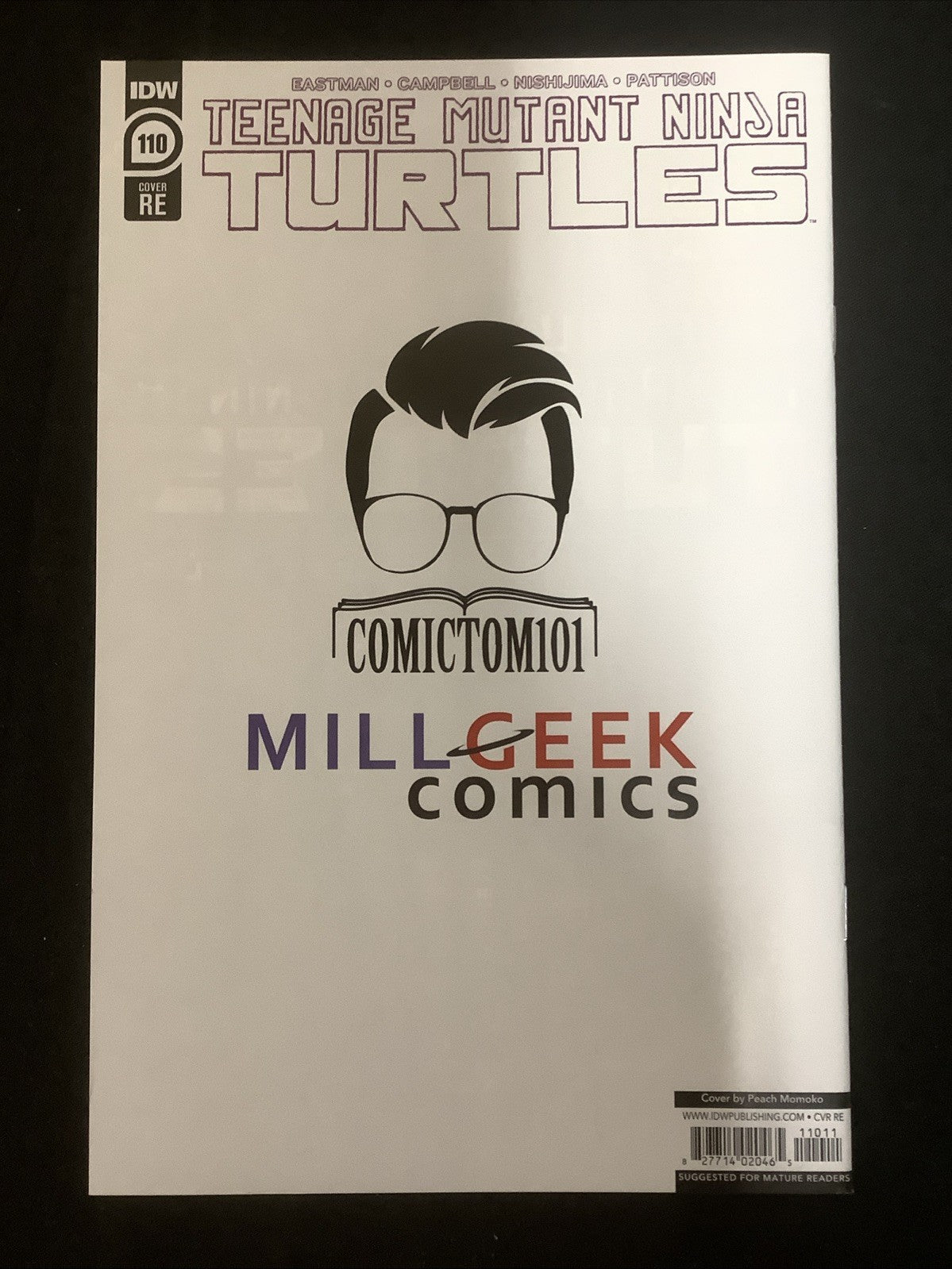 Teenage Mutant Ninja Turtles #110 (IDW) Peach Momoko Virgin Incentive Cover
