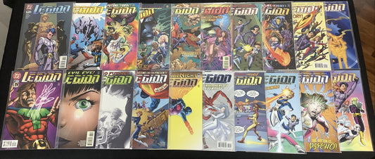 Legion Of Super-Heroes #54-110 + #0 + #1 Million Comic Lot, DC, 1st App Kinetix
