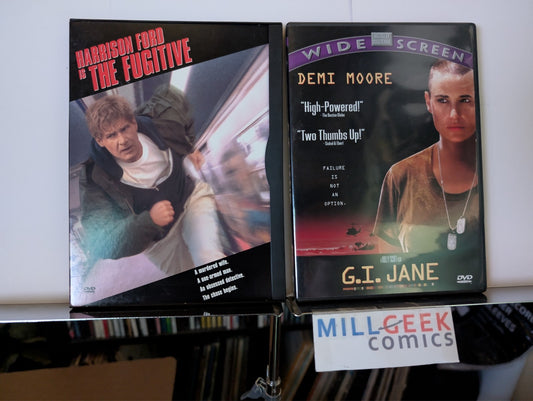 The Fugitive / G.I. Jane, 2 Movie Set (DVD) Like New -JD