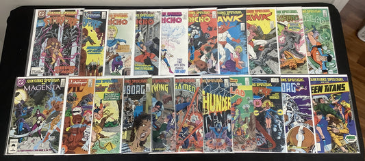 TEEN TITANS SPOTLIGHT #1-21 COMPLETE COMIC SET DC 1986 WOLFMAN MOENCH COWAN