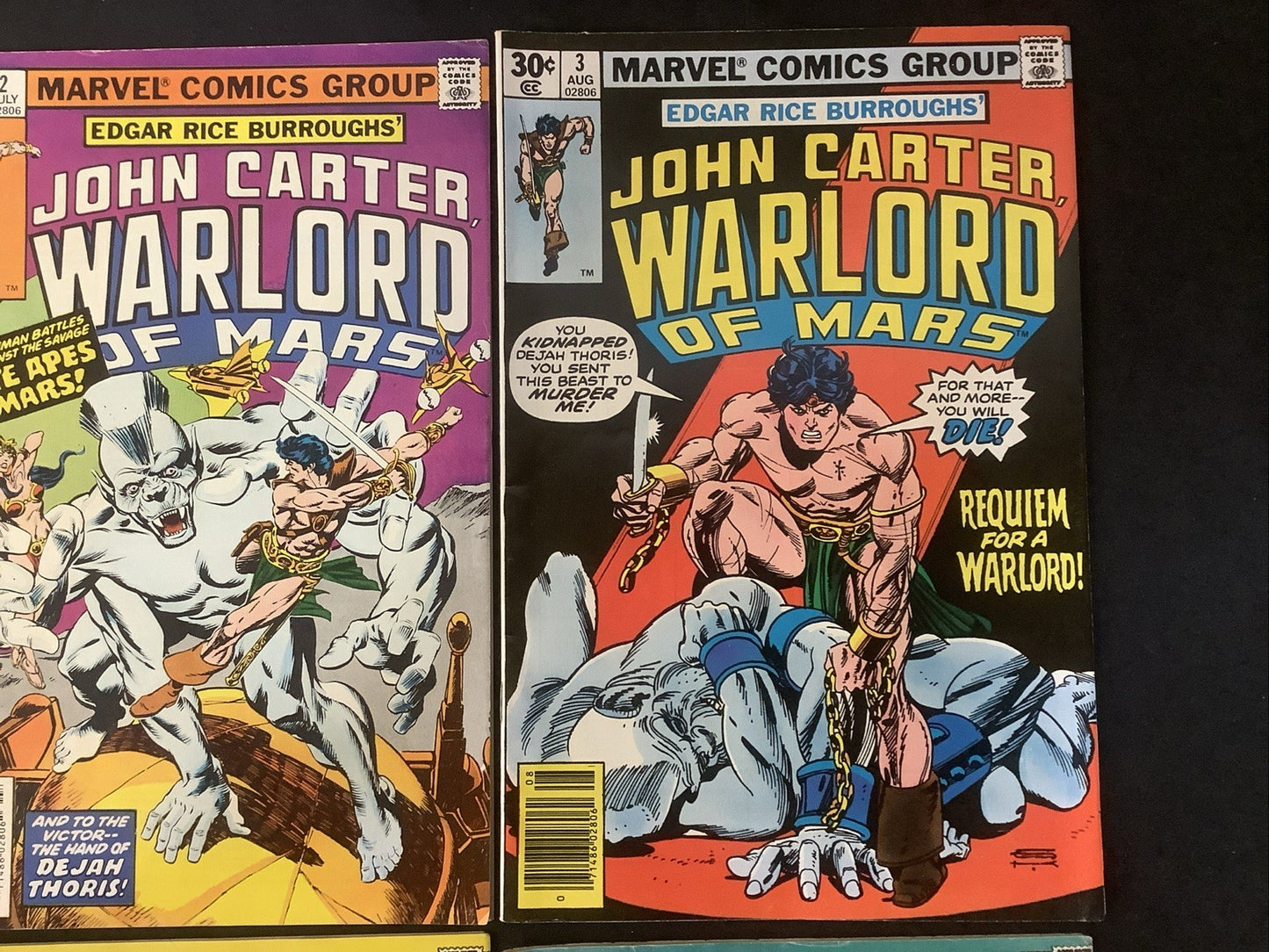 John Carter Warlord of Mars #1-6 Comic Lot, Reader Copies, 1st App John Carter