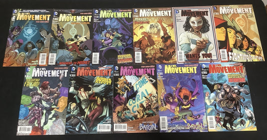 The Movement (New 52) #1-11 Comic Lot, DC Comics, Gail Simone, 2013
