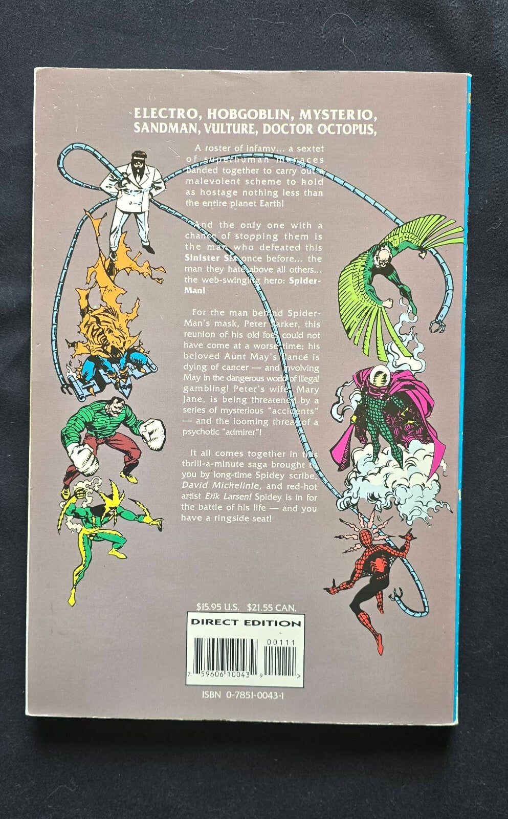 Spider Man: The Return of the Sinister Six TPB(1st Print, Nov. 1994)