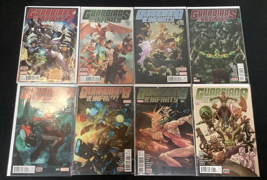 Guardians Of Infinity #1-8 Complete Comic Series, Marvel, Dan Abnett