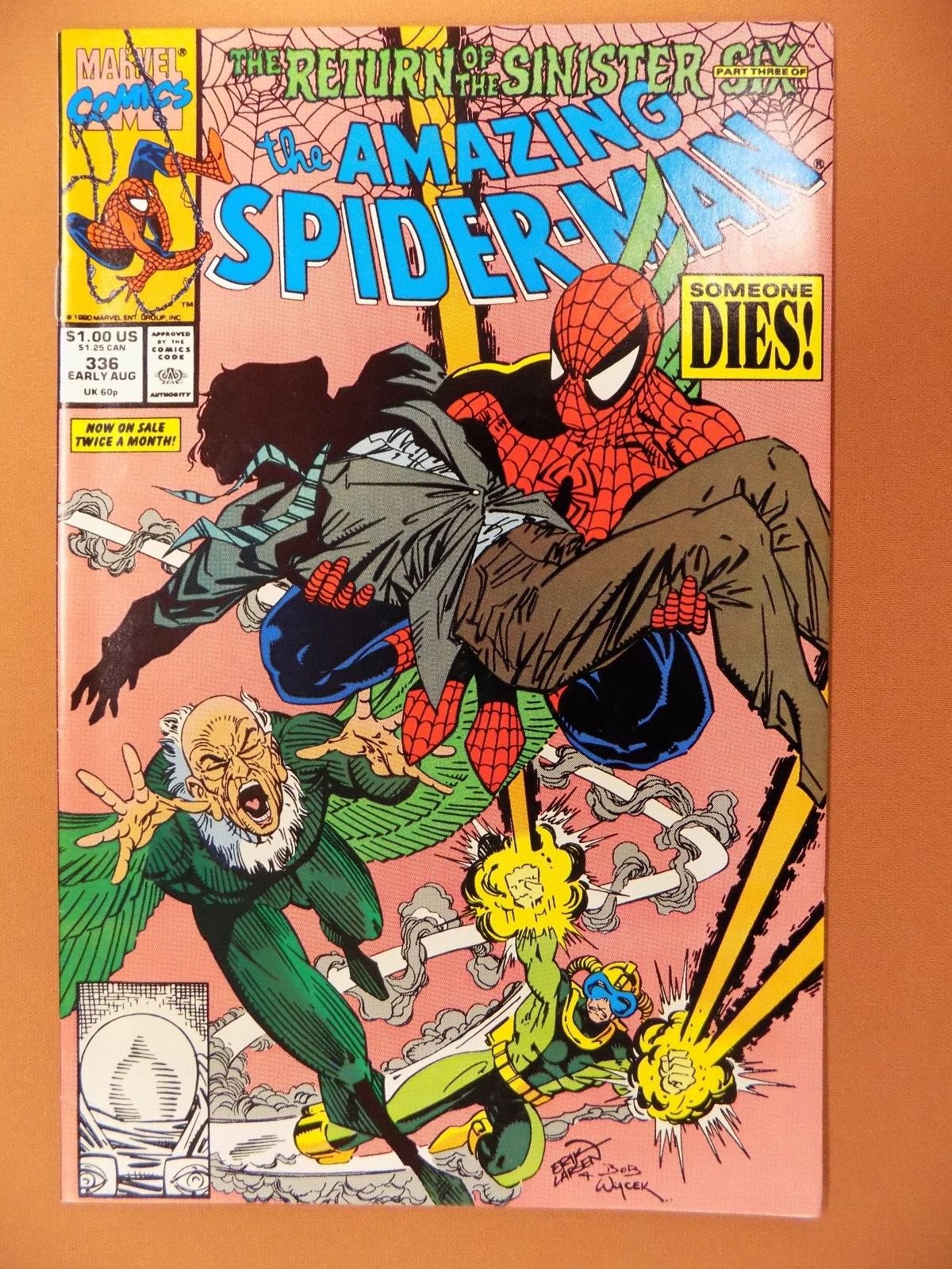 Amazing Spider-Man #334-339 Return of the Sinister Six Marvel Comics