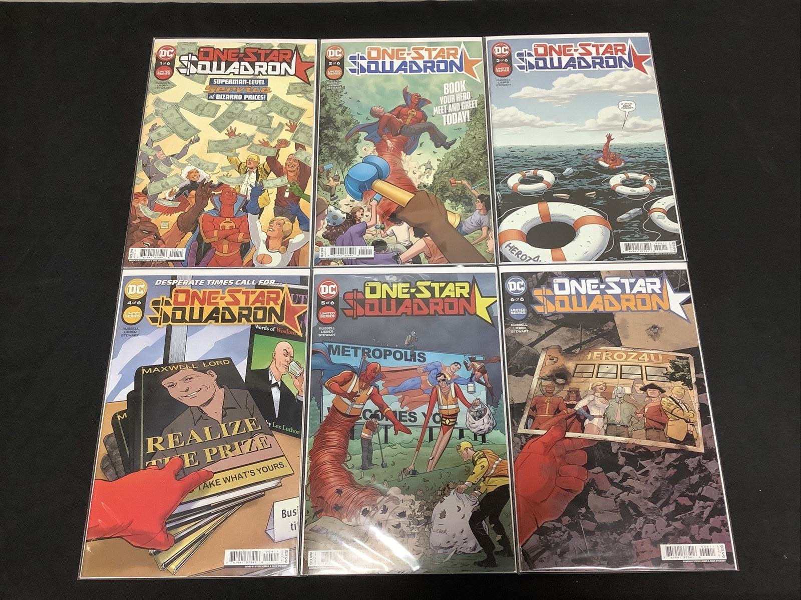 One-Star Squadron #1-6 Complete DC Series 2021 Mark Russell Steve Lieber
