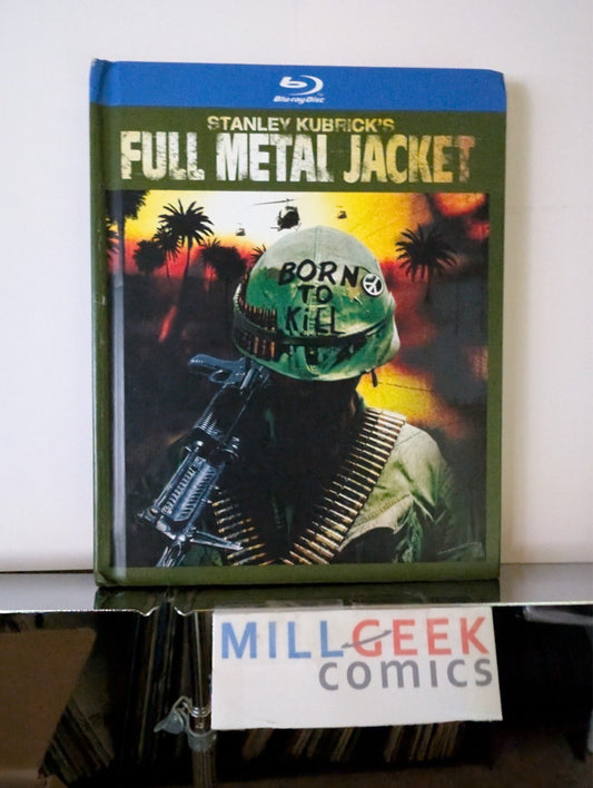 Full Metal Jacket, Stanley Kubrick, With Booklet (Blu-Ray) Like New -JD