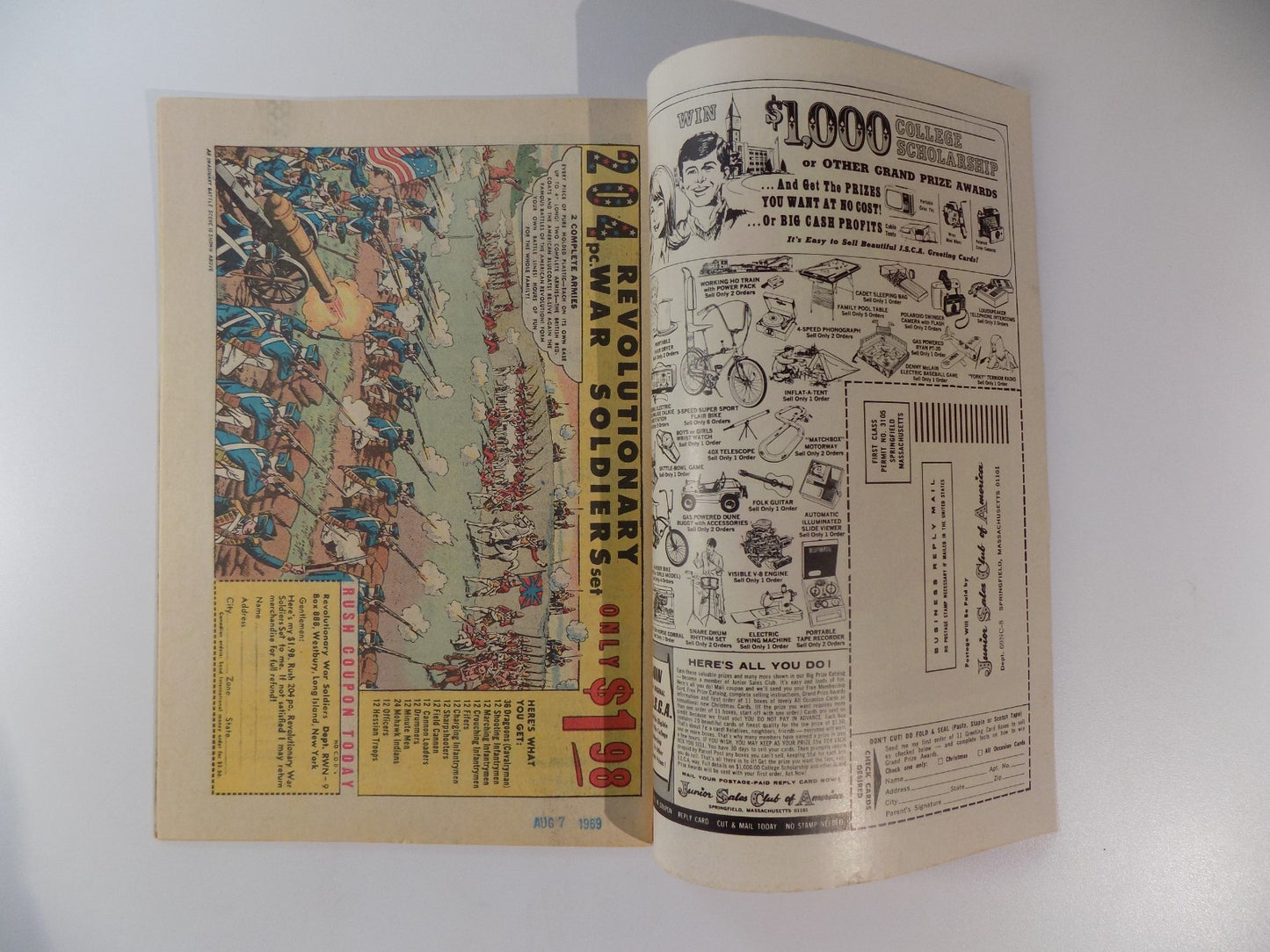 From Beyond the Unknown #1 DC Comic November 1969 Very Fine+