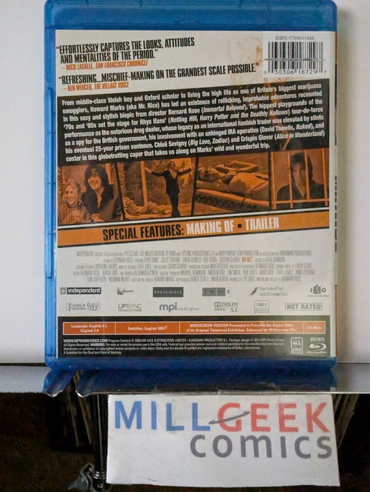 Mr. Nice, Rhys Ifans (Blu-Ray 2010) Like New -JD