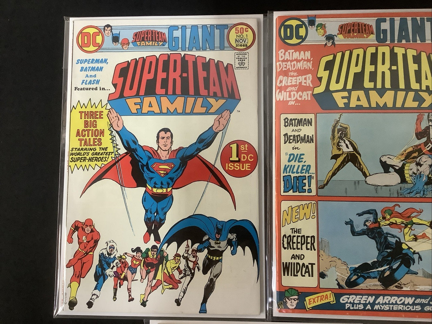 Super-Team Family #1-5 Comic Lot, DC Comics, Neal Adams, High Grade Lot