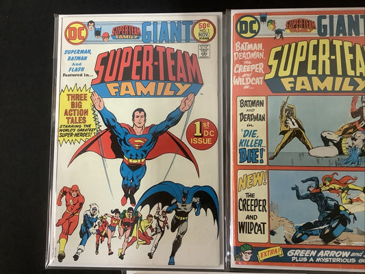 Super-Team Family #1-5 Comic Lot, DC Comics, Neal Adams, High Grade Lot