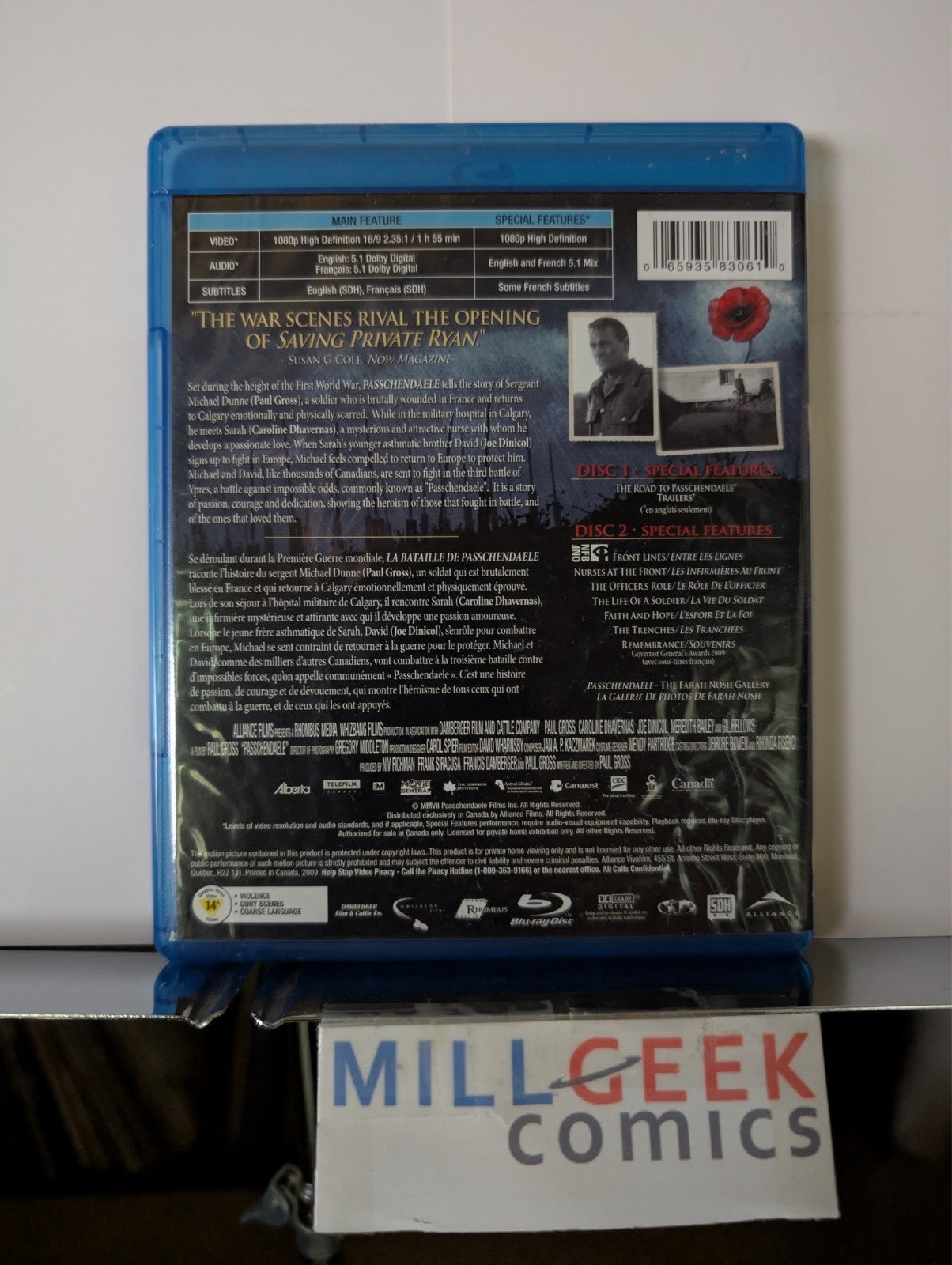 Testament of Youth / Passchendaele, 2 Movie Set (Blu-Ray) -JD