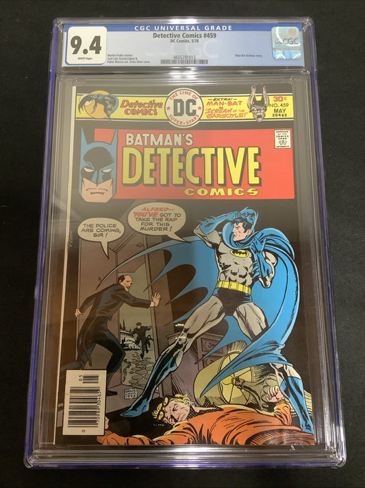 Detective Comics #459 (DC Comics May 1976) CGC Graded 9.4 (NM) White Pages