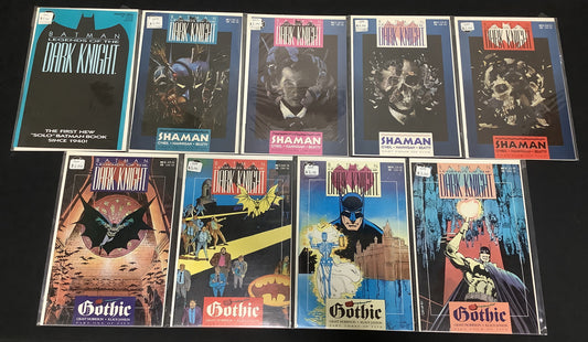 Batman Legends Of The Dark Knight #1-9 Comic Lot, Denny O’Neil Ed Hannigan