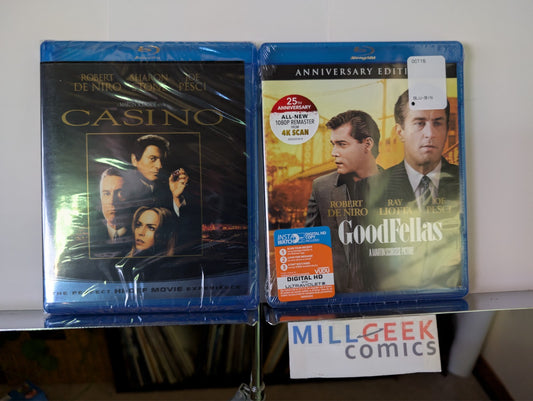 Casino / Goodfellas, 2 Movie Set Martin Scorsese (Blu-Ray) Brand New -JD