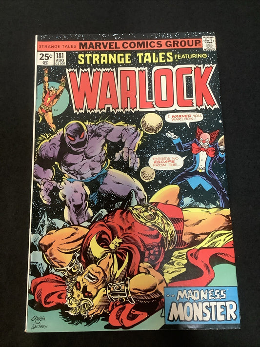 Strange Tales #181 (Marvel Comics August 1975) VF- (7.5) Jim Starlin/Al Milgrom