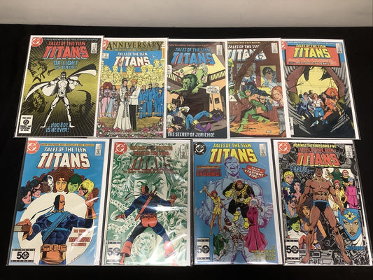 Tales Of The Teen Titans #49-57 Comic Lot, Wolfman Perez, 1st App Jinx, HBO Max