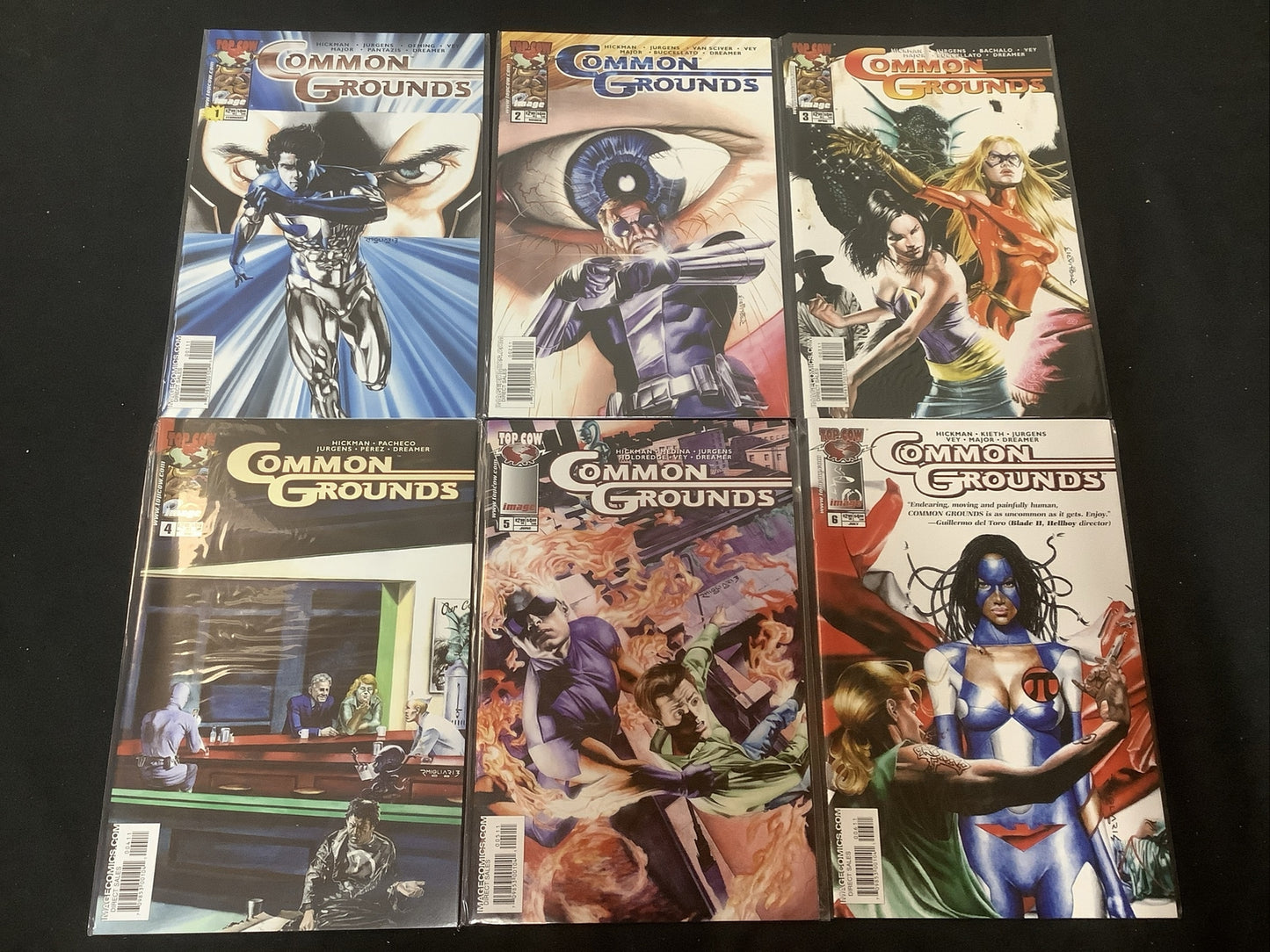 Common Grounds #1-6 Complete Comic Set, Top Cow Productions, Dan Jurgens, 2004