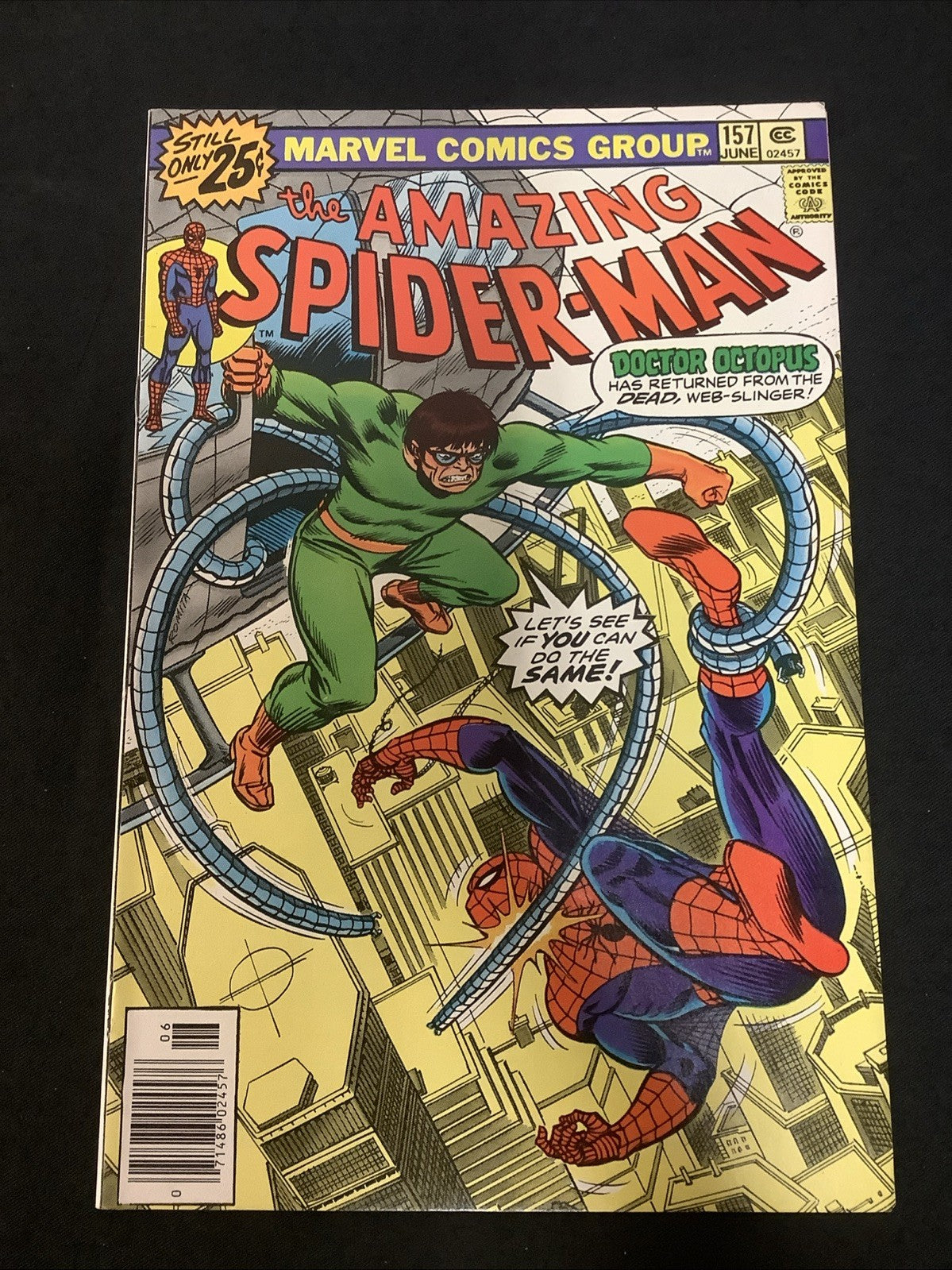 Amazing Spider-Man #157 (Marvel Comics June 1976) VF+ (8.5) John Romita