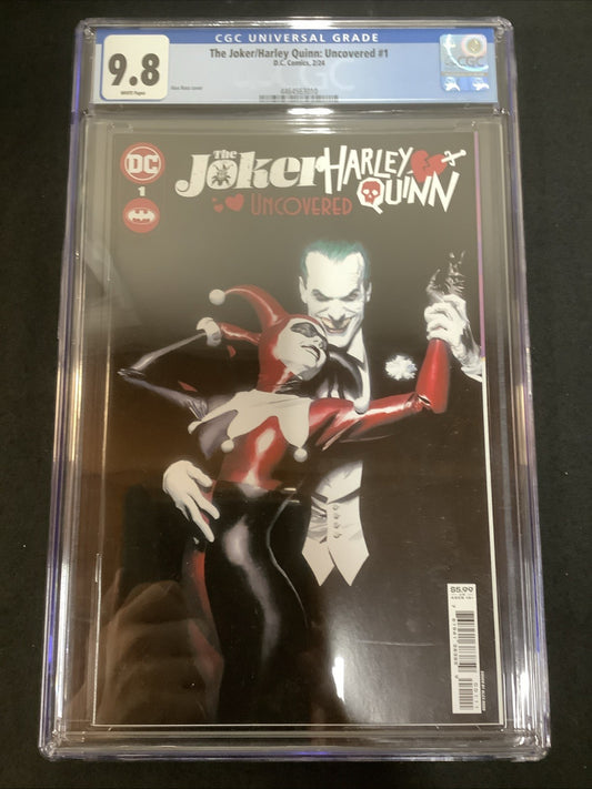 Joker/Harley Quinn Uncovered #1 (2024) CGC Graded 9.8 (NM/M) Alex Ross Cover