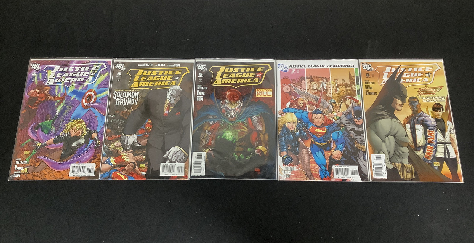Justice League Of America #4-8 Comic Lot, DC Comics, Speedy Becomes Red Arrow