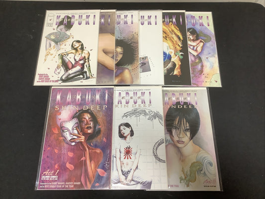 Kabuki mixed comic bundle (David Mack, 1997, Image comics) see despcription