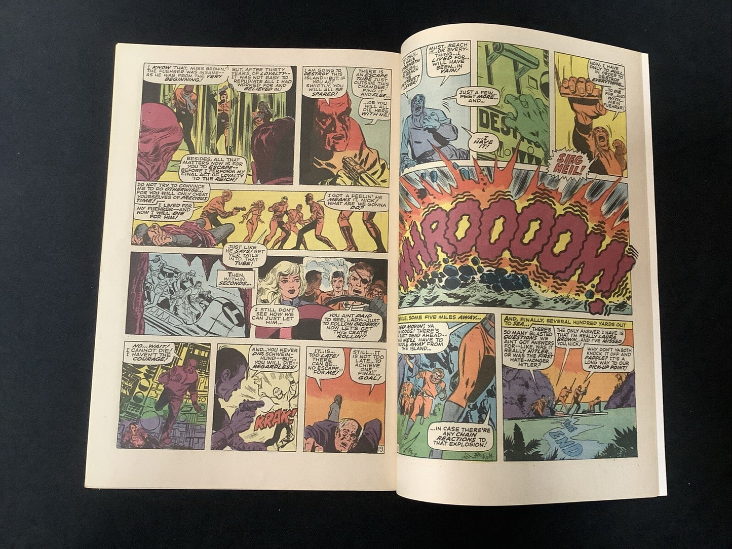 Nick Fury Agent of Shield #9 (Marvel February 1969) VF/NM (9.0) White Pages