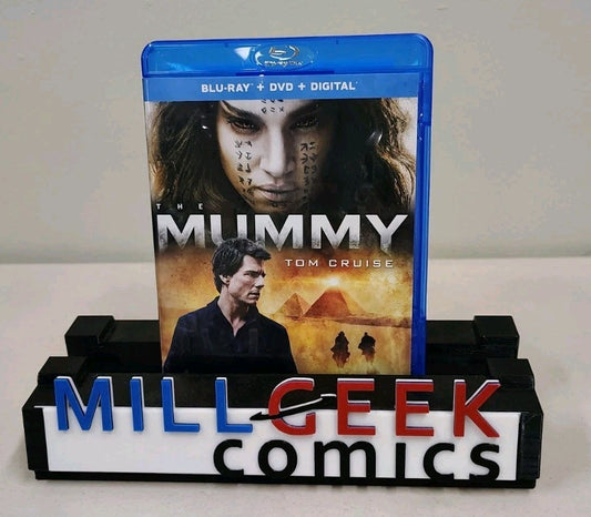 The Mummy (Blu-ray/DVD, 2017) Tom Cruise, Like New JD