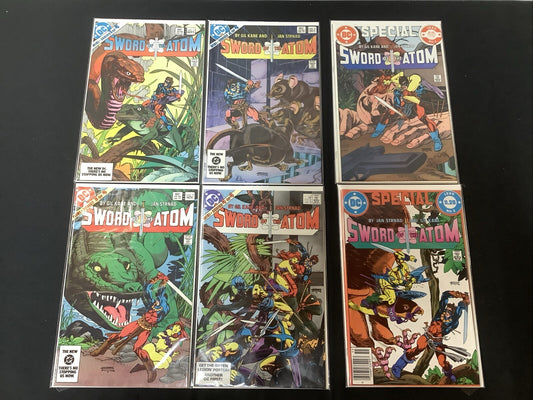 Sword of The Atom #1-4 + Specials #1-2 Comic Lot, DC Comics, Gil Kane/Jan Strnad