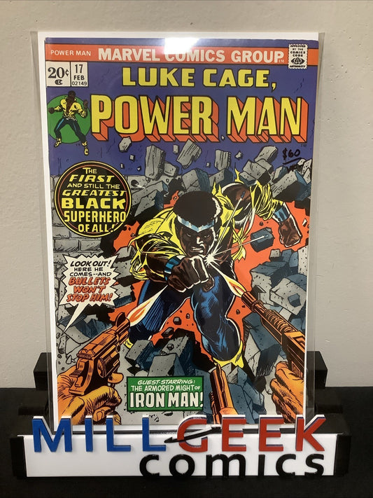 Power Man #17 (Marvel Comics February 1974) VF- (7.5) 1st Luke Cage As Power Man