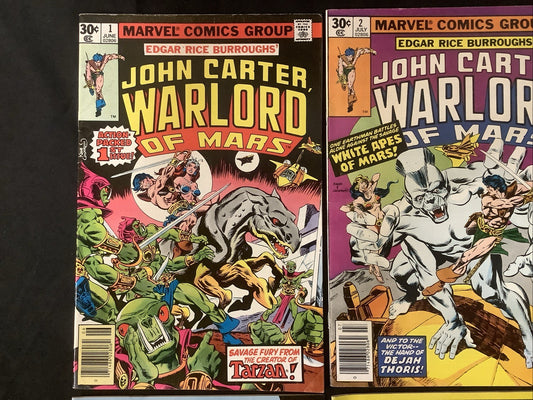 John Carter Warlord of Mars #1-6 Comic Lot, Reader Copies, 1st App John Carter