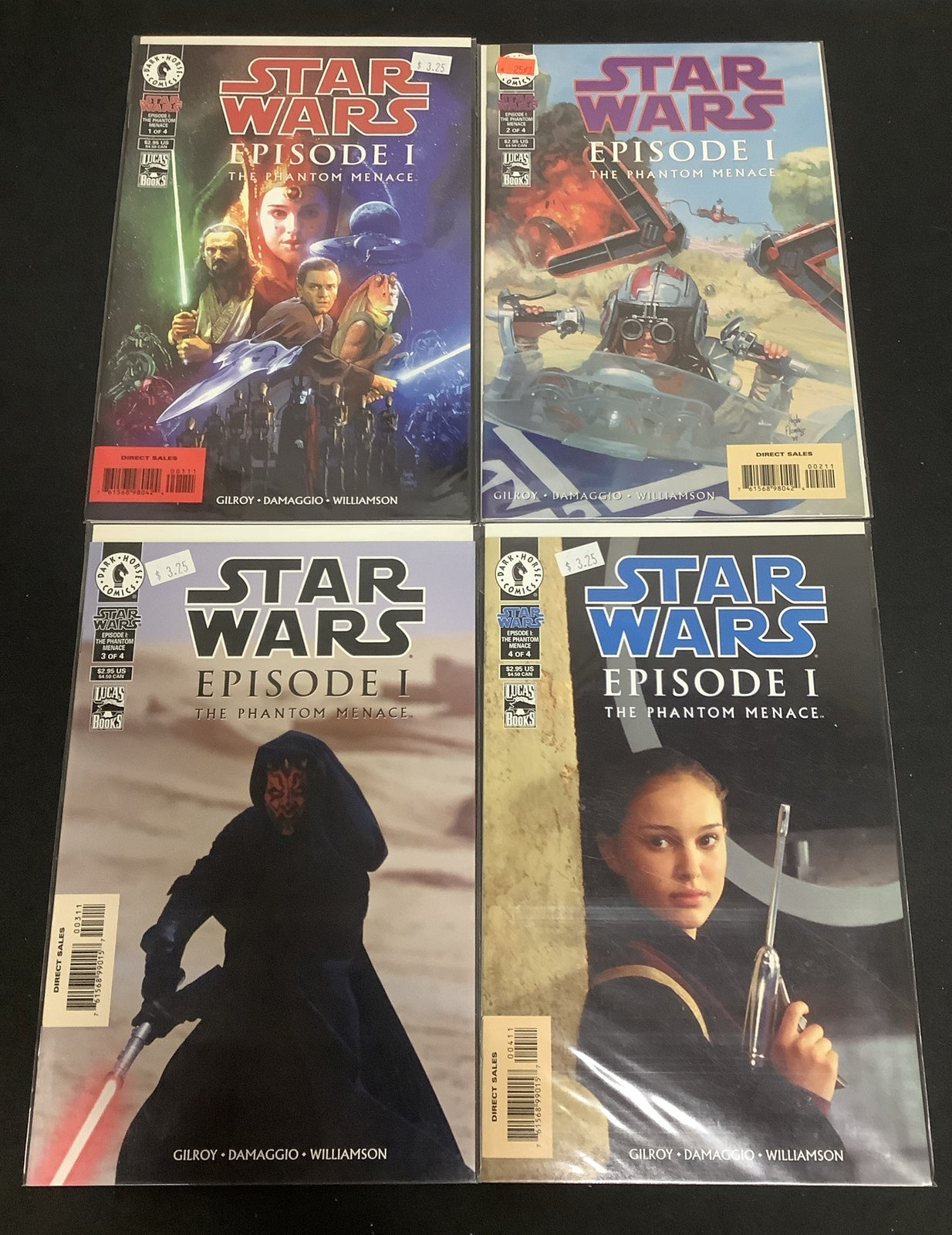 Star Wars Episode I The Phantom Menace #1-4 Complete Set, Dark Horse Comics