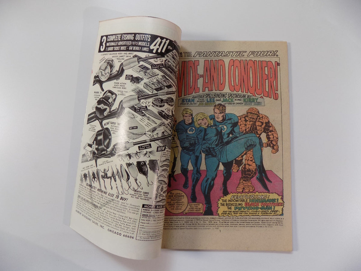Giant-Size Fantastic Four #5 Marvel Comic May 1975 Very Fine+