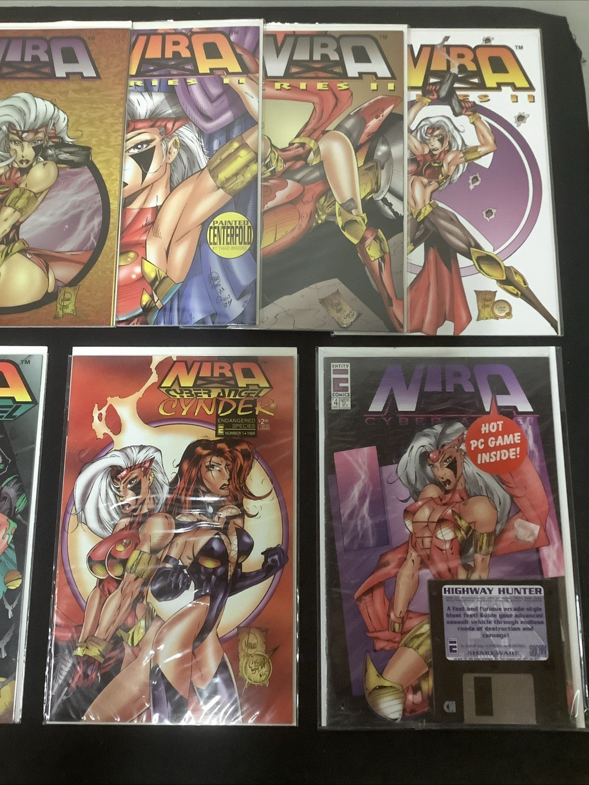 Nira X Cyberangel Comic Bundle: See Description, Comes W/ Highway Hunter Game