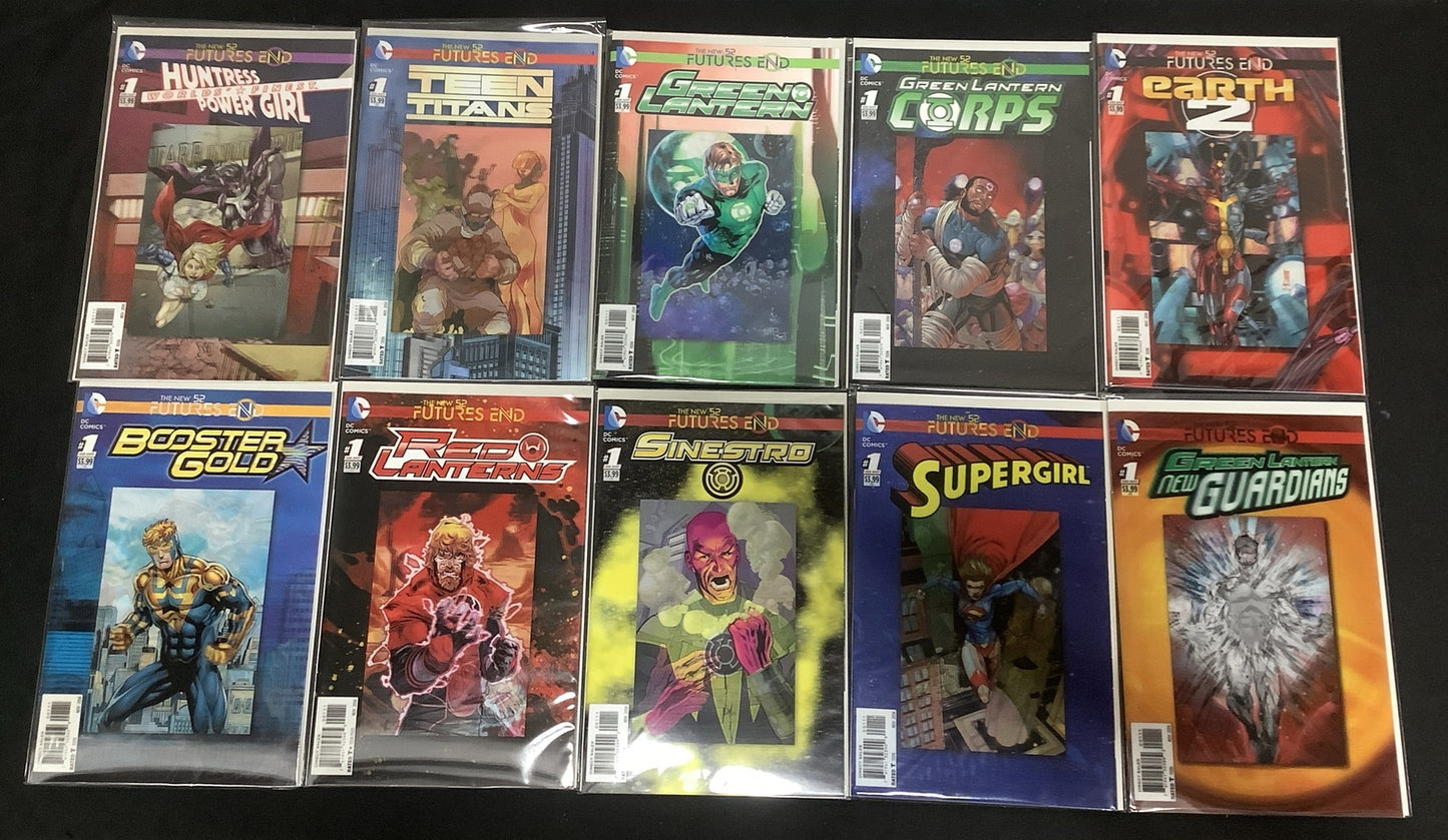 Futures End One-shot Comic Bundle, DC Comics, See Photo, Lenticular, 2014
