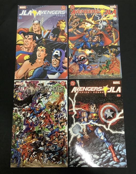 JLA / AVENGERS #1 - 4 MARVEL/DC CROSSOVER COMIC BOOK SET -  2003