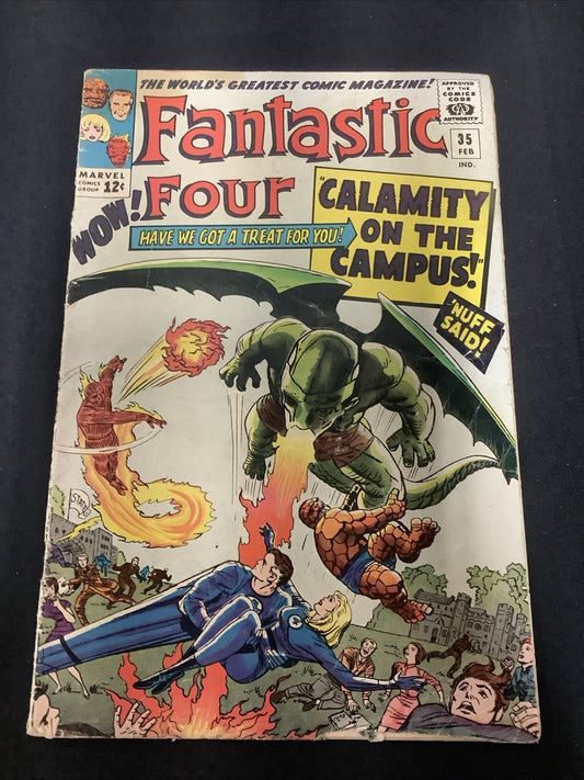 Fantastic Four #35 (Marvel Comics February 1965) VG- (3.5) Stan Lee/Jack Kirby
