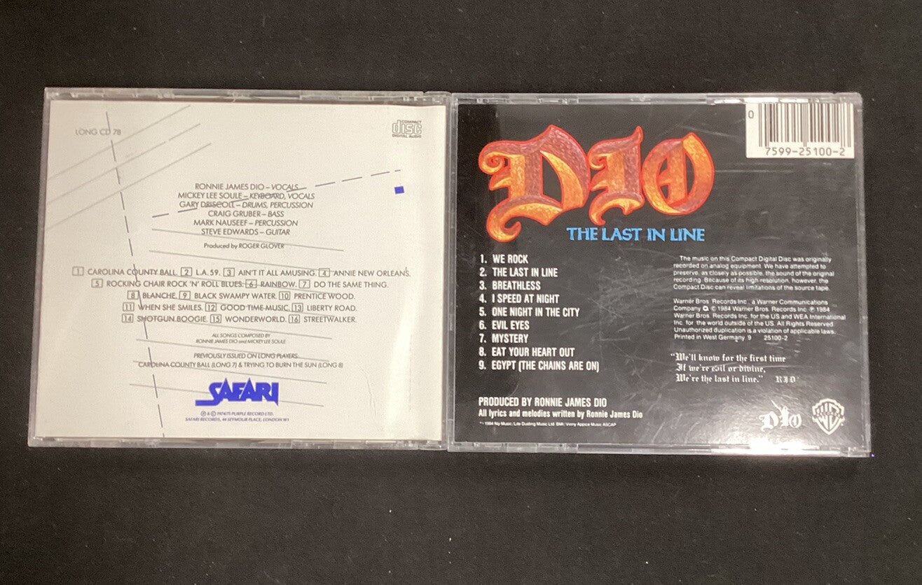 Ronnie James, RARE, Dio/Gargantuan Elf 2 CD lot (LIKE NEW) -JD