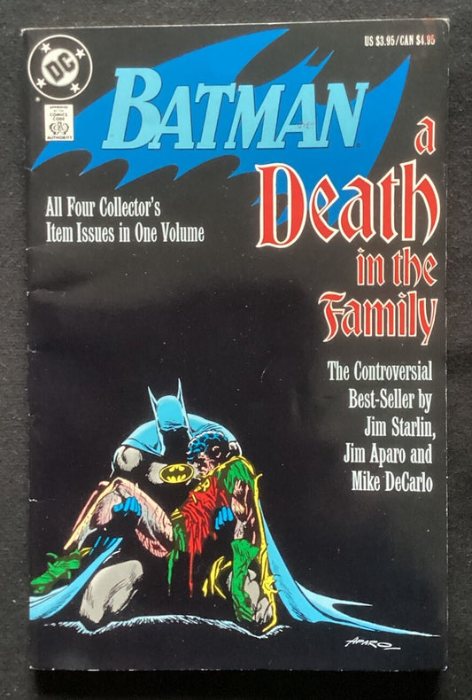 DC Comics Batman A DEATH IN THE FAMILY TPB First Printing 1988