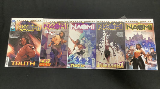 Naomi #2-6 Comic Lot, DC/Wonder Comics, Bendis, Origin Of Naomi
